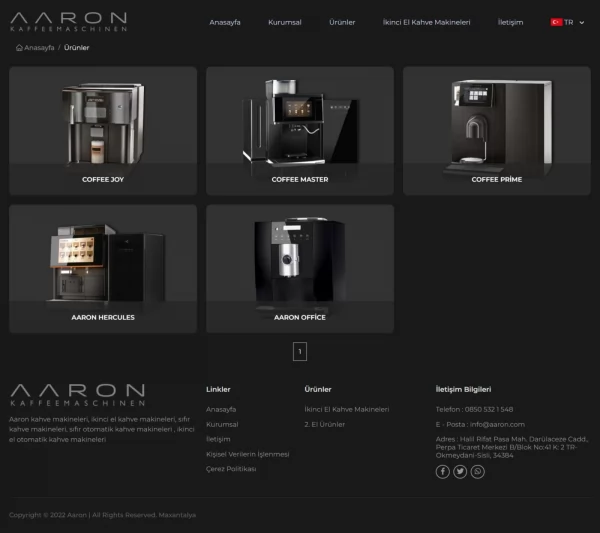 Aaron Coffee Machine